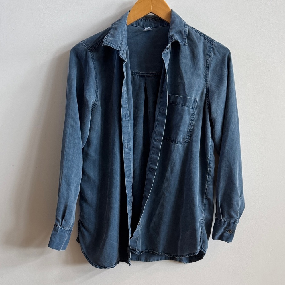 Old Navy Blue Button Down Shirt